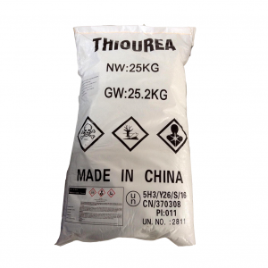 Thiourea 99% CH4N2S, Trung Quốc, 25kg/bao